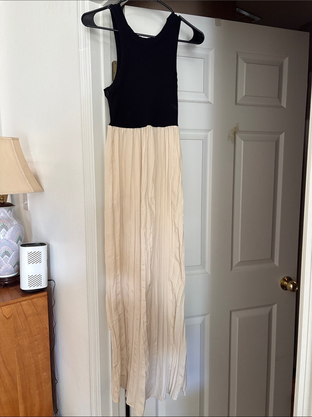 Mixed Media Maxi Dress